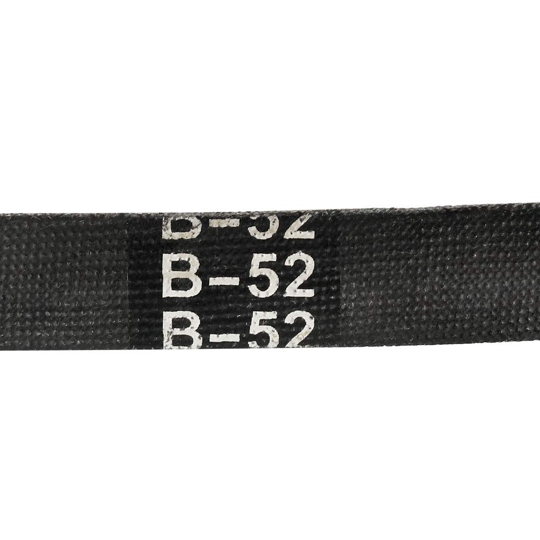 Sourcing map B52 Courroie de transmission en V industrielle en caoutchouc 132 cm
