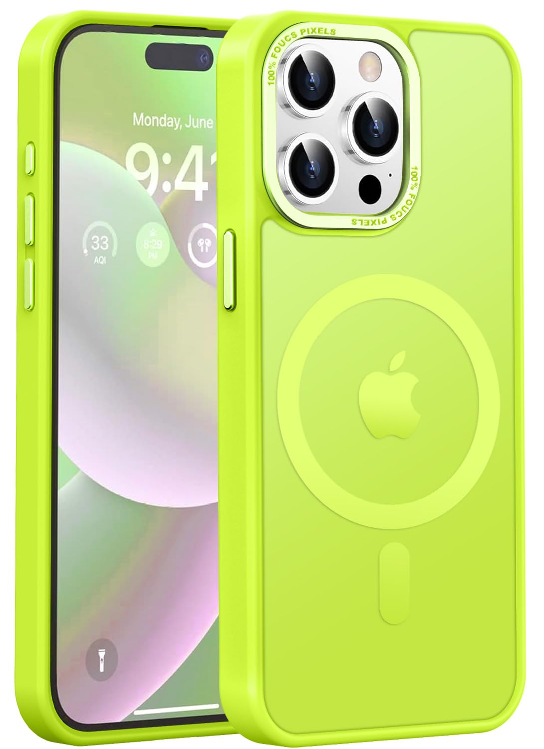 Newfuture Strong Magnetic Compatible with iPhone 17 Pro Case [13 FT Military Drop Protection] [Compatible with Magsafe] Slim Translucent Matte Shockproof with Anti-Fingerprint Phone Case, Tender Pink — view 172