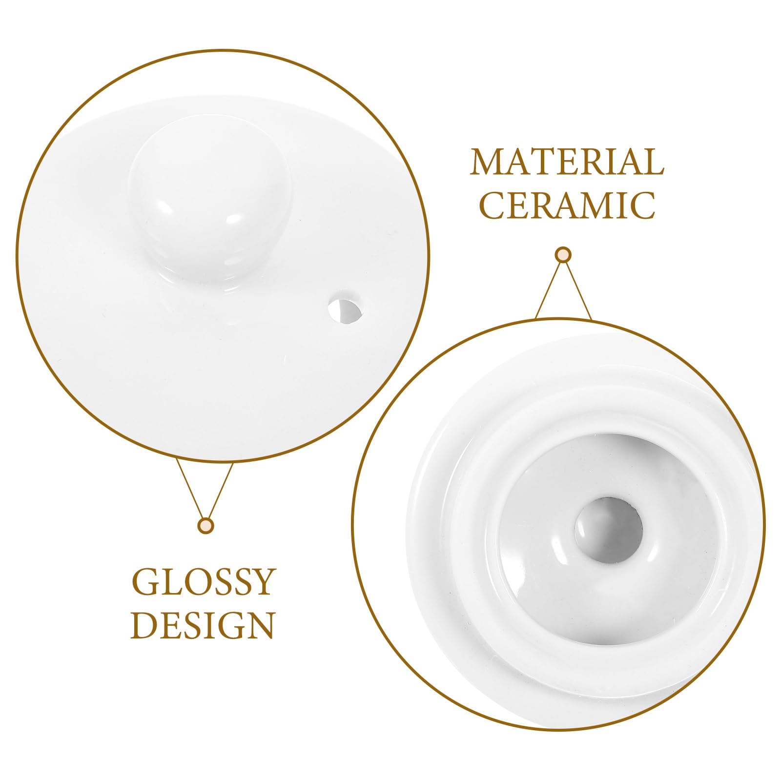 MAGICLULU Tapa De Cerámica Para Taza De Té 2.16 Pulgadas Universal Con Sellado Hermético