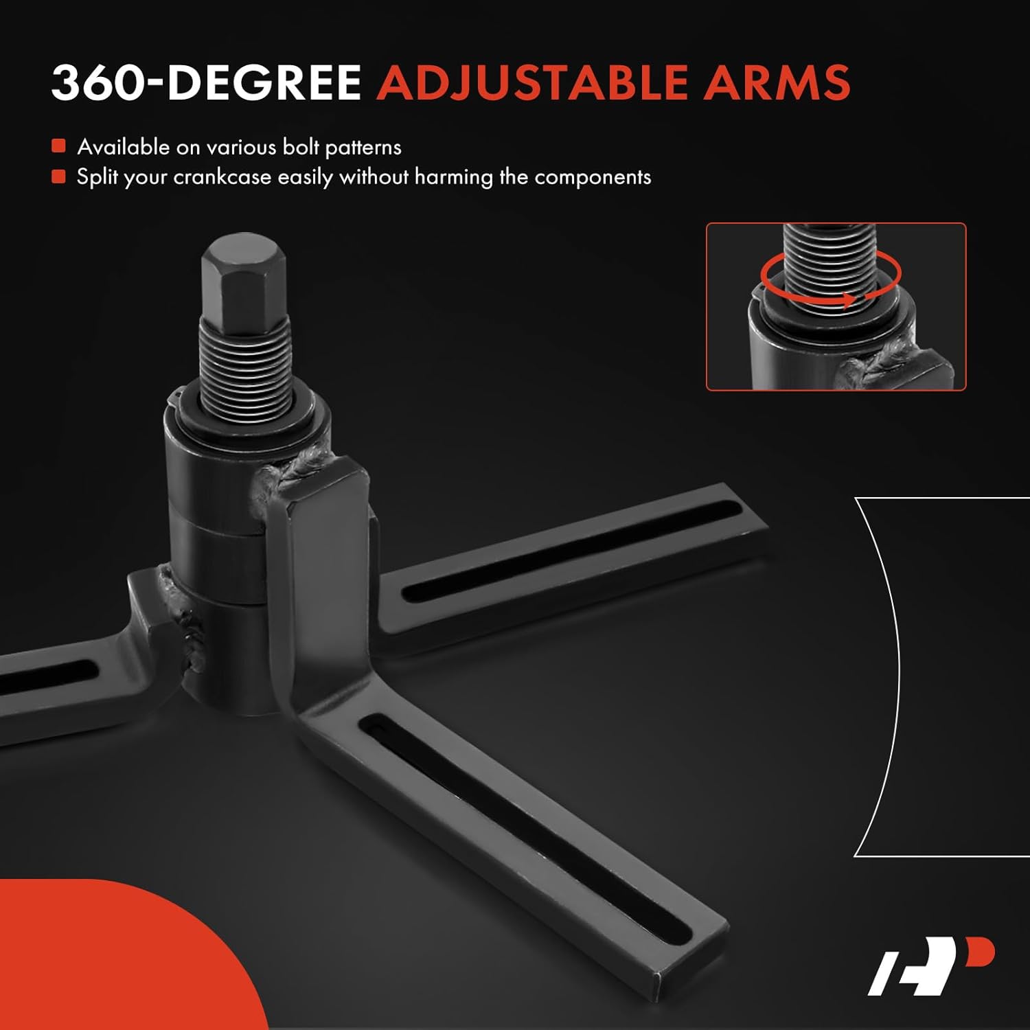 A-Premium Crankcase Splitter Separator and Crank Puller Installer Tool Kits Set Compatible with Honda Suzuki Kawasaki Yamaha, Replace 1177390001 1329270001