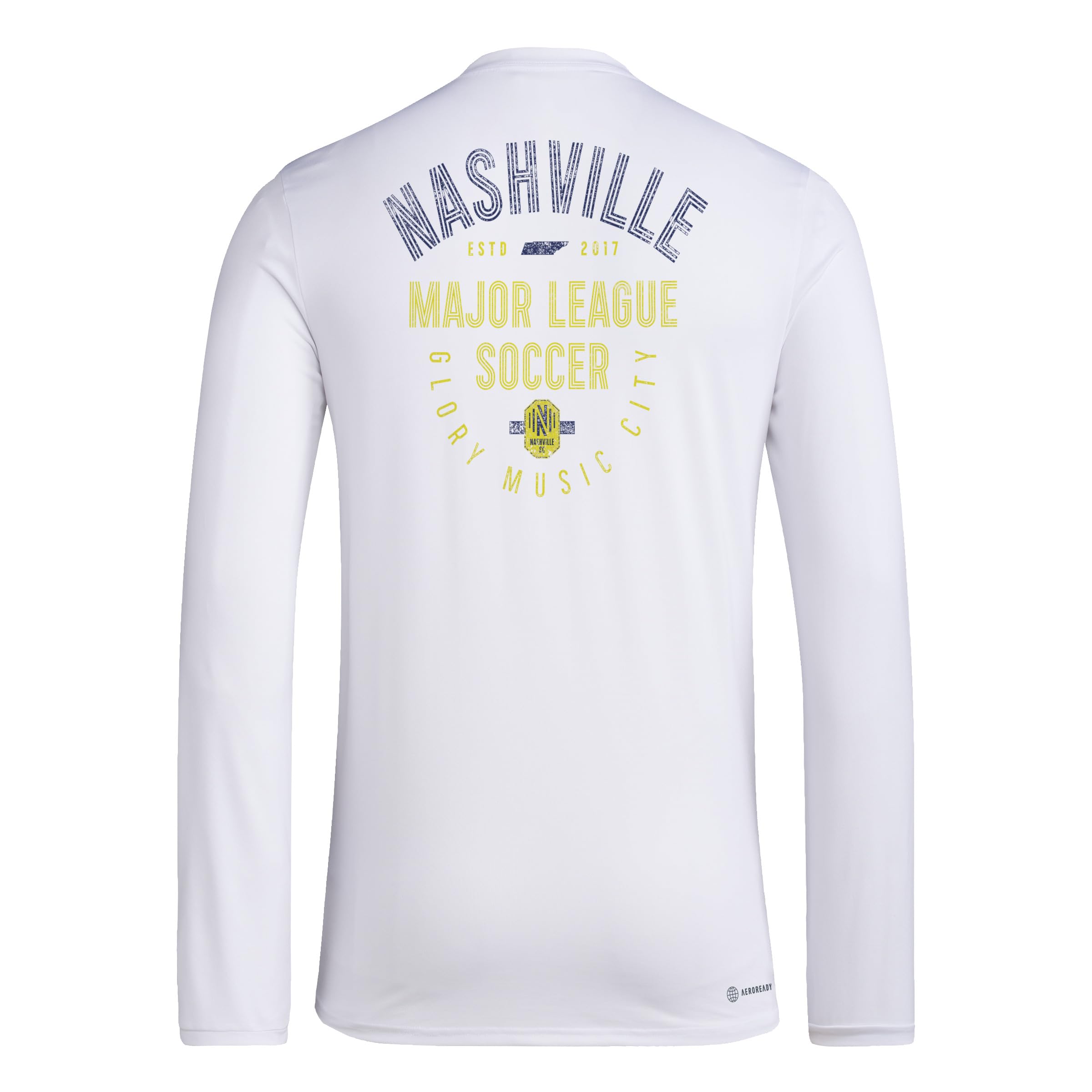 adidas Inter Miami Cf Short Sleeve Pre-Game T-shirt męski, Biały/Nashville Soccer Club, S