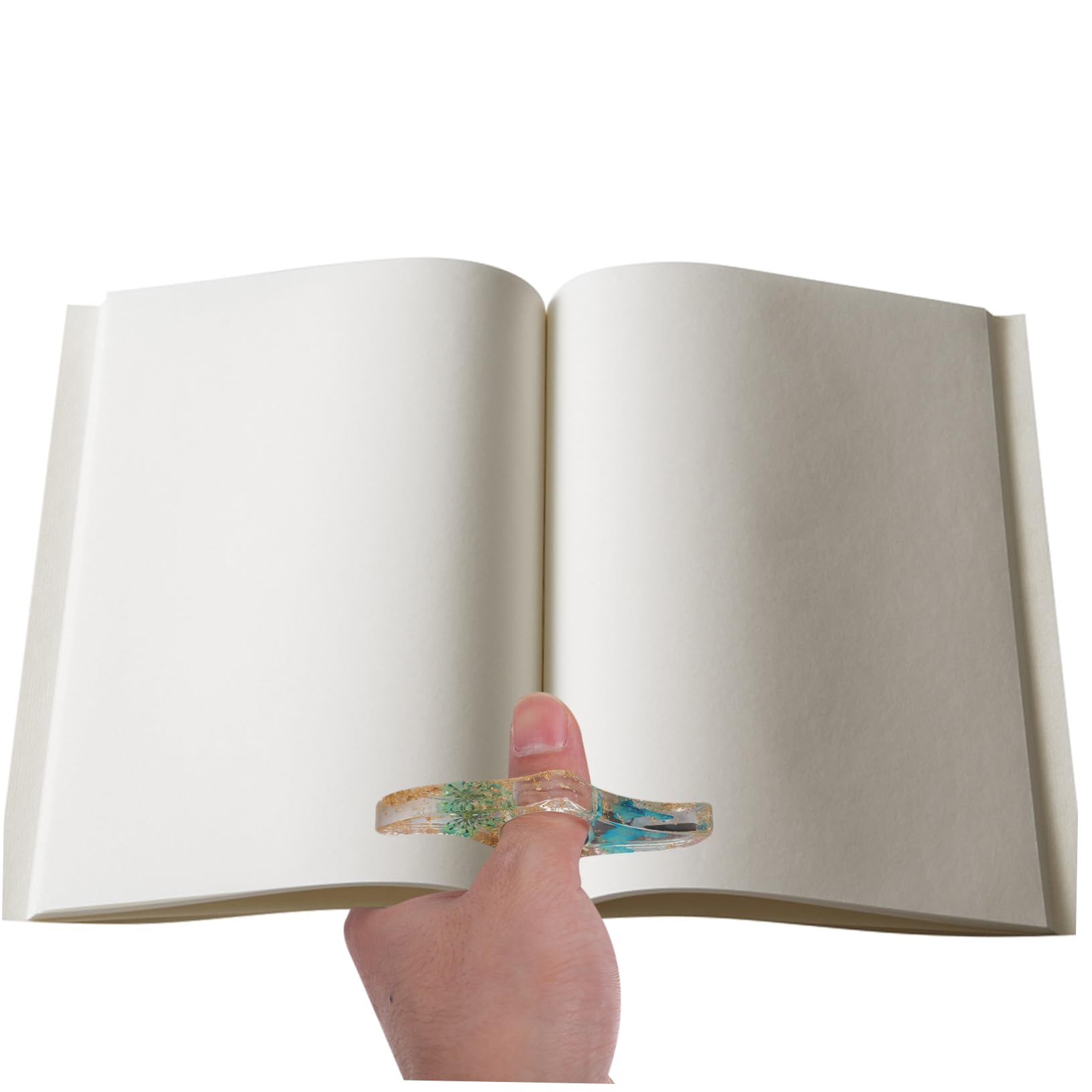 Porta Pagine di Libri in Plastica Resistente, Supporto di Lettura Multifunzione Foro Levigato