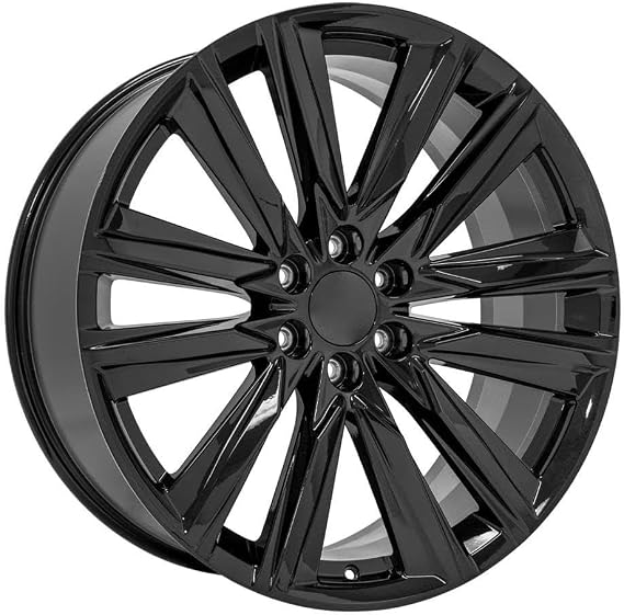 OE Wheels CA91 24x10 Gloss Black 4869 6x139.7 Rim