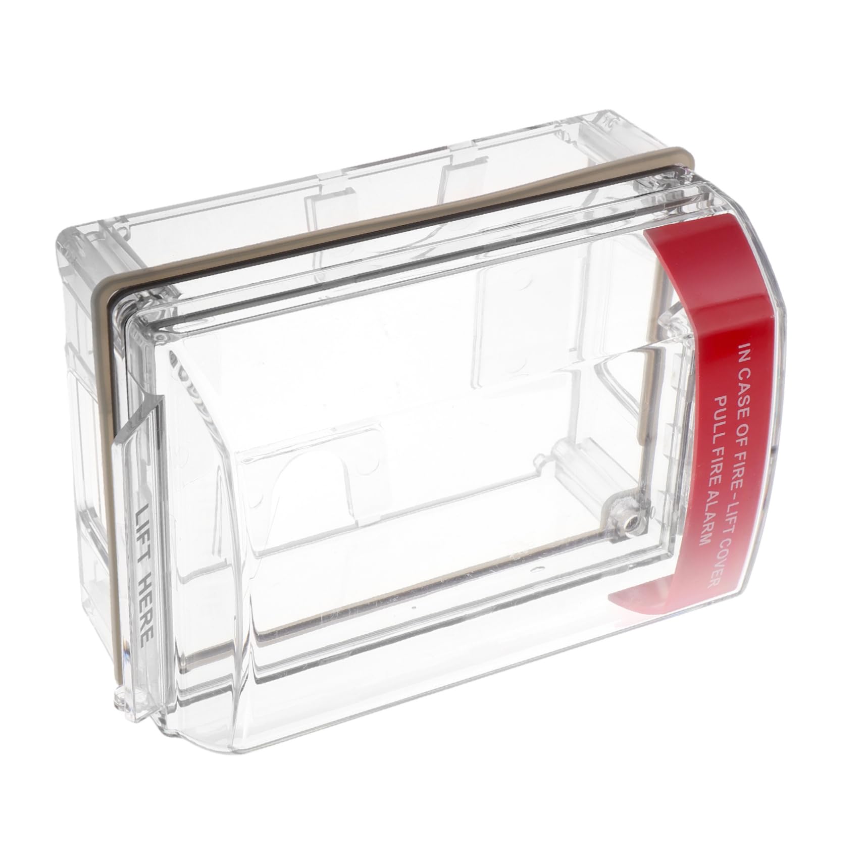 UKCOCO Interruptor de Alarma Manual Protector de Punto de Llamada de Incendio Cubierta Protectora para Botón de Alarma Fácil Instalación para Uso Interiores