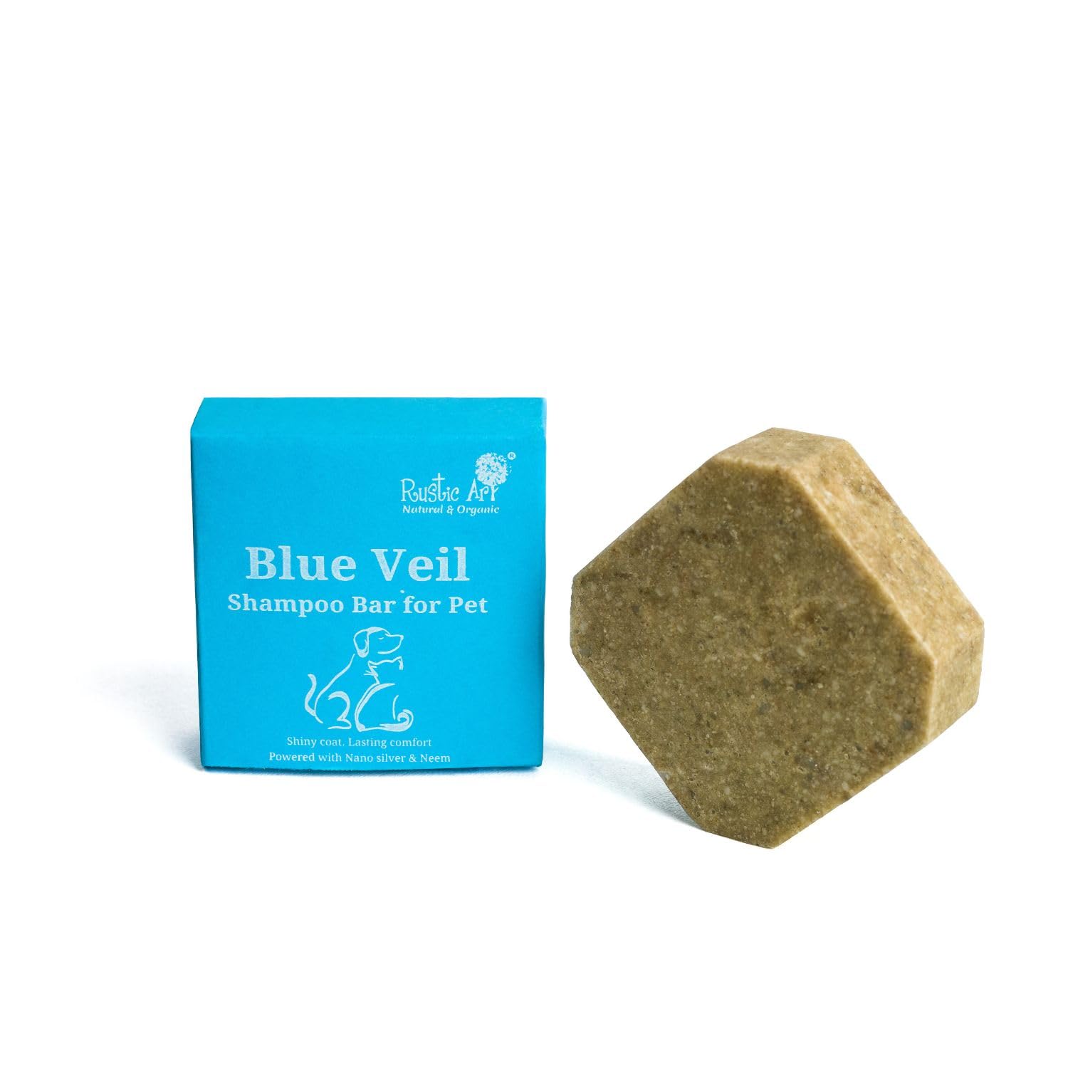 Rustic Art Organic Shampoo Bar for Pets | Neem & Nano Silver| for All Fur Types | Sulphate & Paraben Free, Fragrance Free | 75g (B08K2T5DM3) Amazon Price History, Amazon Price Tracker