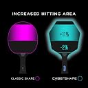 STIGA Cybershape Carbon CWT Table Tennis Blade with Custom Weight Technology I Superior Control, Enhanced Grip for Offensive Play - Master - Black gallery image