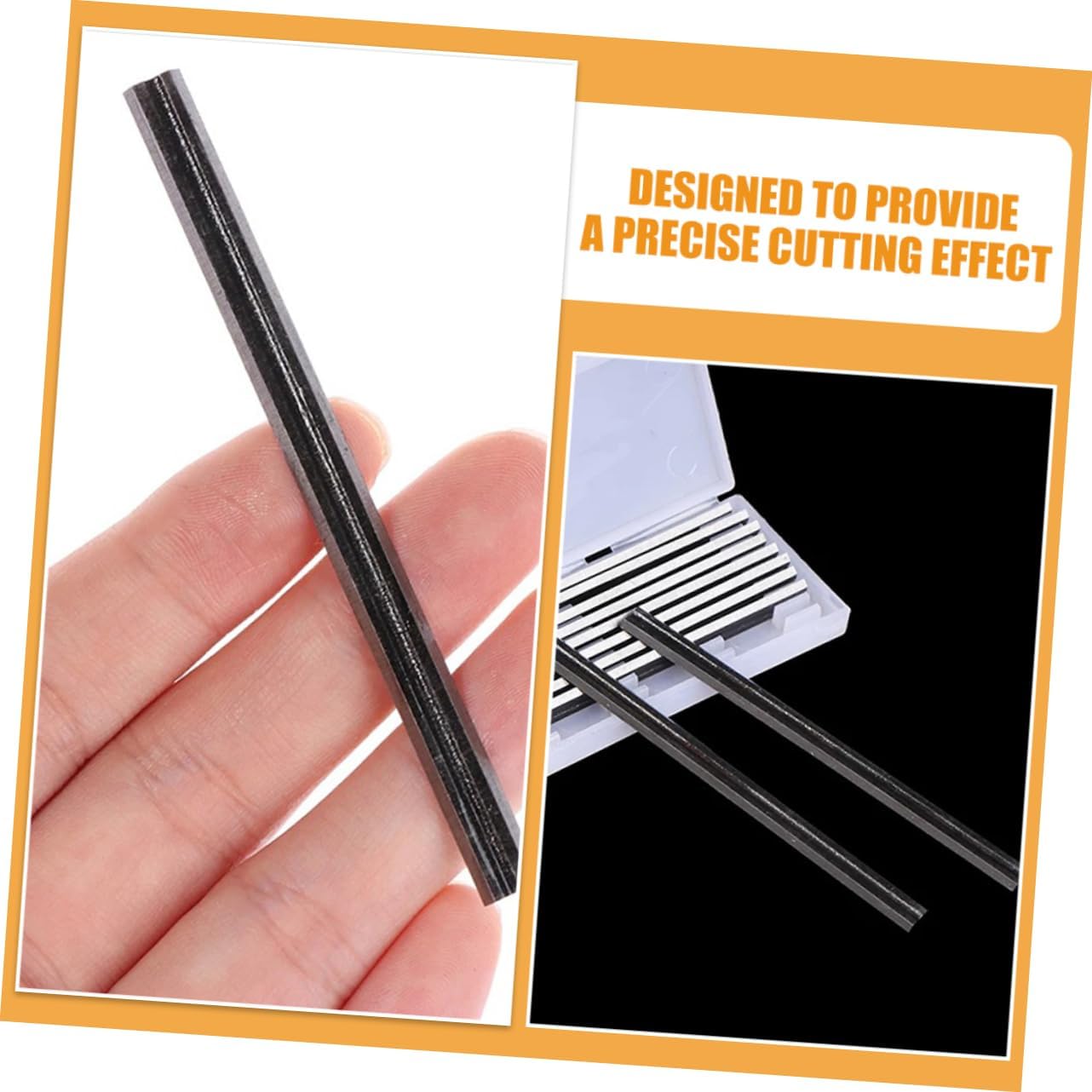 Gadpiparty 5sets Planer Blades for Woodworking Set Hardwood Alloy Replaceable Precision Cutting