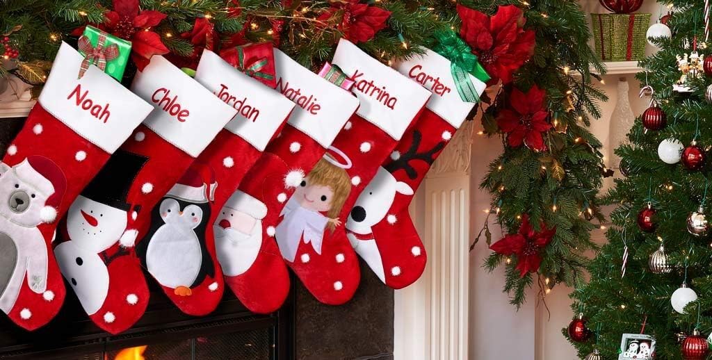 Personalized Christmas Tree Skirt - 60" (Santa, Reindeer, Snowman Tree Skirt)