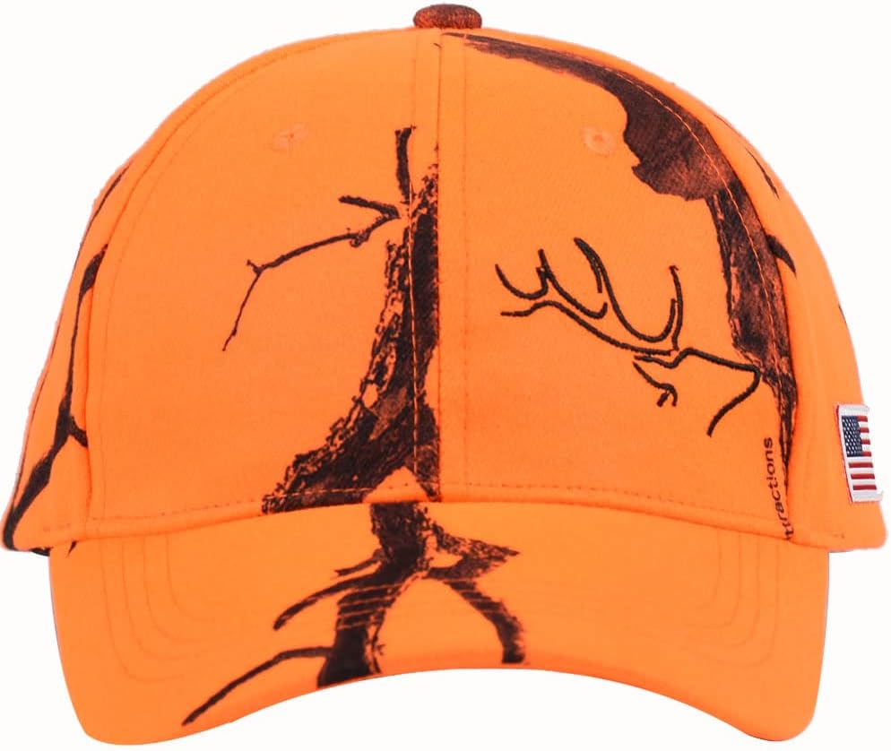 EDTREK Elite Youth High Performance Hunting Hat - Boys Girls Kids Camo Hat and Blaze Orange Baseball Cap - Image 2