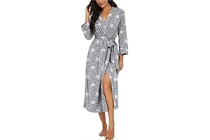 Women's Starry Night Robe: Soft, Celestial Loungewear
