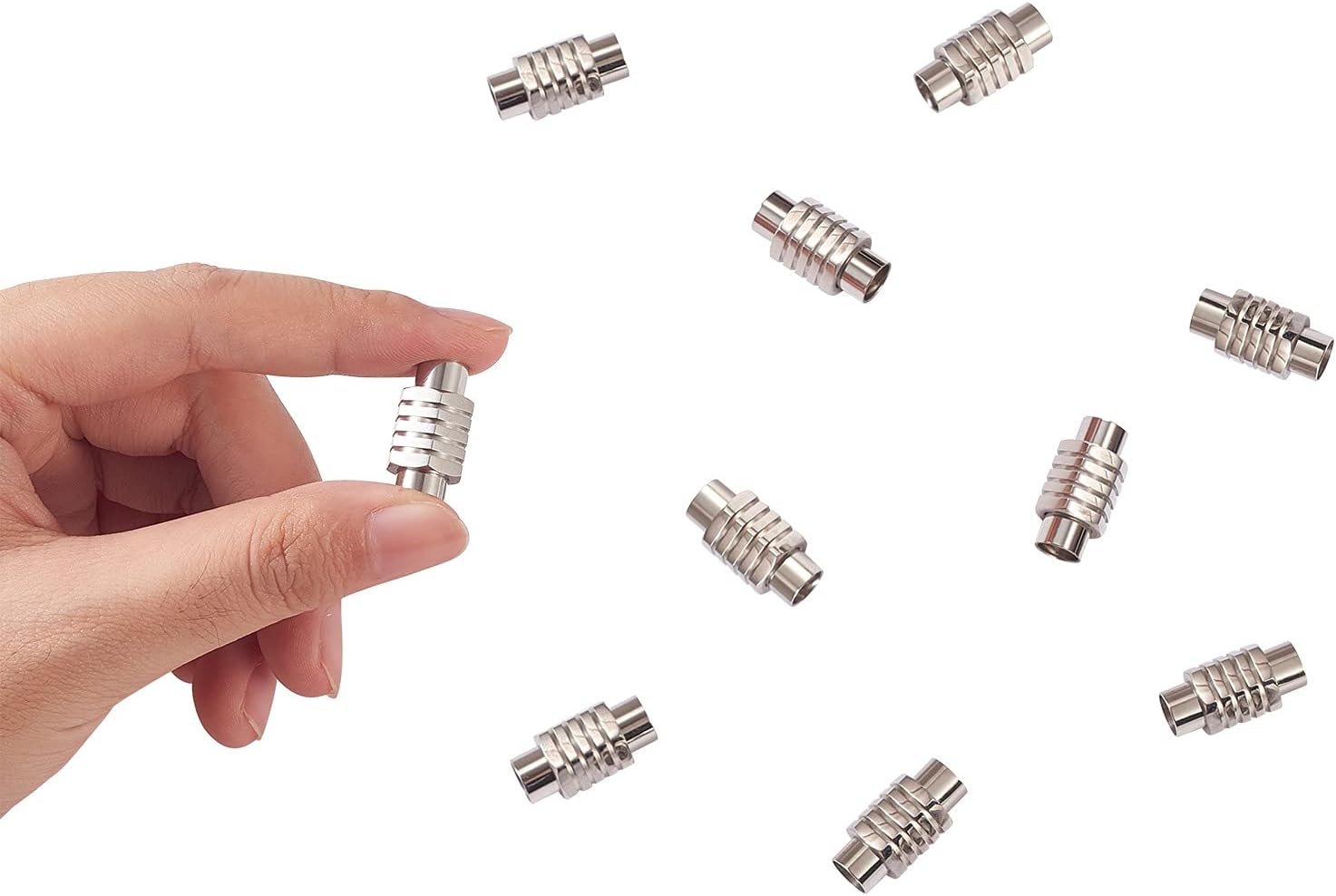 留め金。 Fit 6mm Cord メタリック LiQunSweet