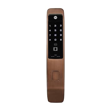 Yale YMI 70 Smart Push Pull Lock, Bronze, App Enabled