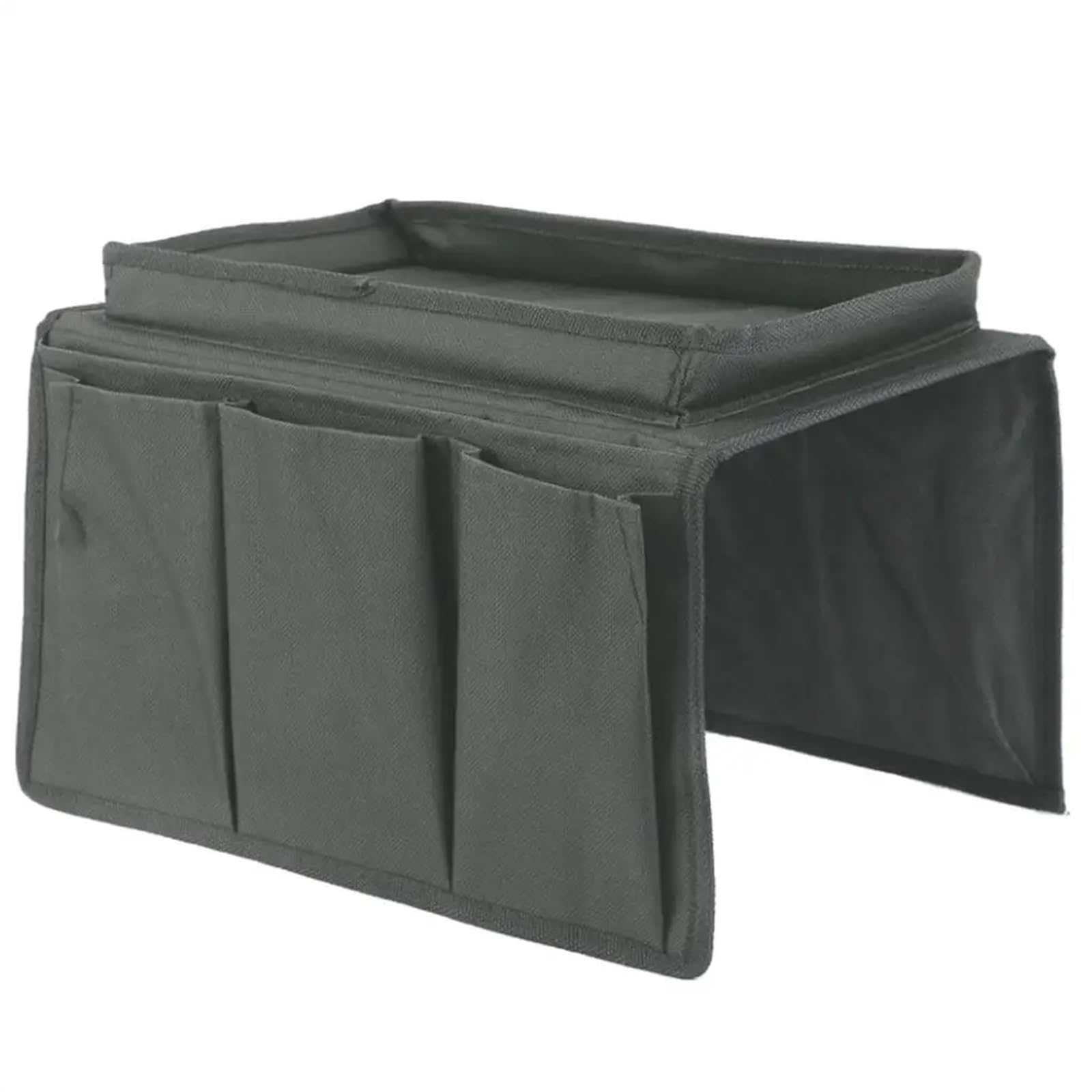 Organizador de reposabrazos for sofá, Bandeja Almacenamiento Bolsillo, Control Remoto, Organizador for teléfono móvil para Sofá(Black)