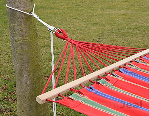 AMANKA 6m Lange Hängematten Befestigung - Flexibles Baum Befestigungsset