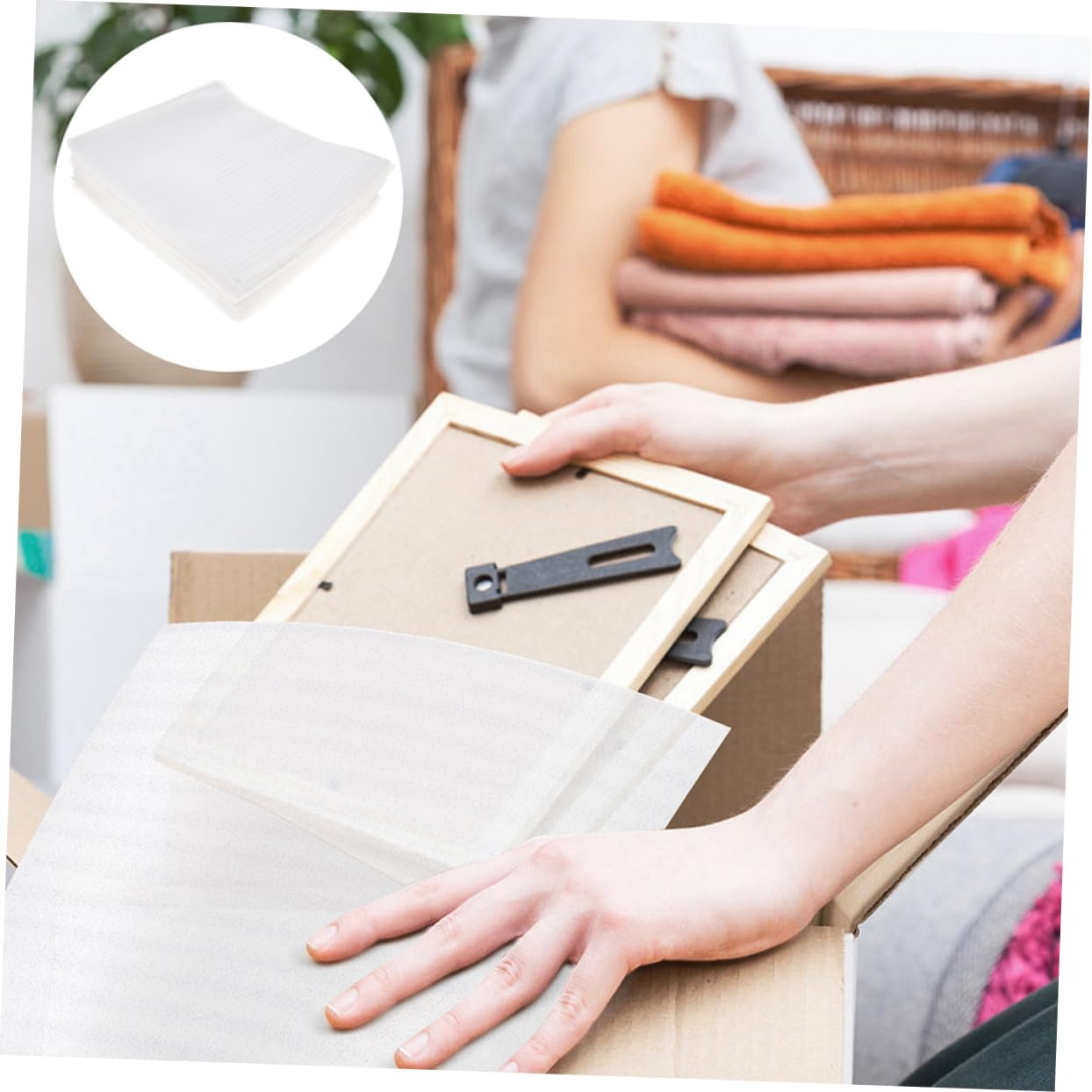 TEHAUX Bolsas de Espuma Epe de Color Blanco Antiestáticas para Embalaje de 300 Unidades Función Amortiguadora y Versátil, Ideales para Proteger Objetos y Teléfonos durante Transporte