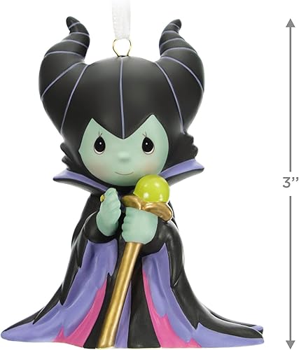 Miniatura 3 de Disney Precious Moments - Adorno de porcelana de Maléfica Edición Limitada 2023