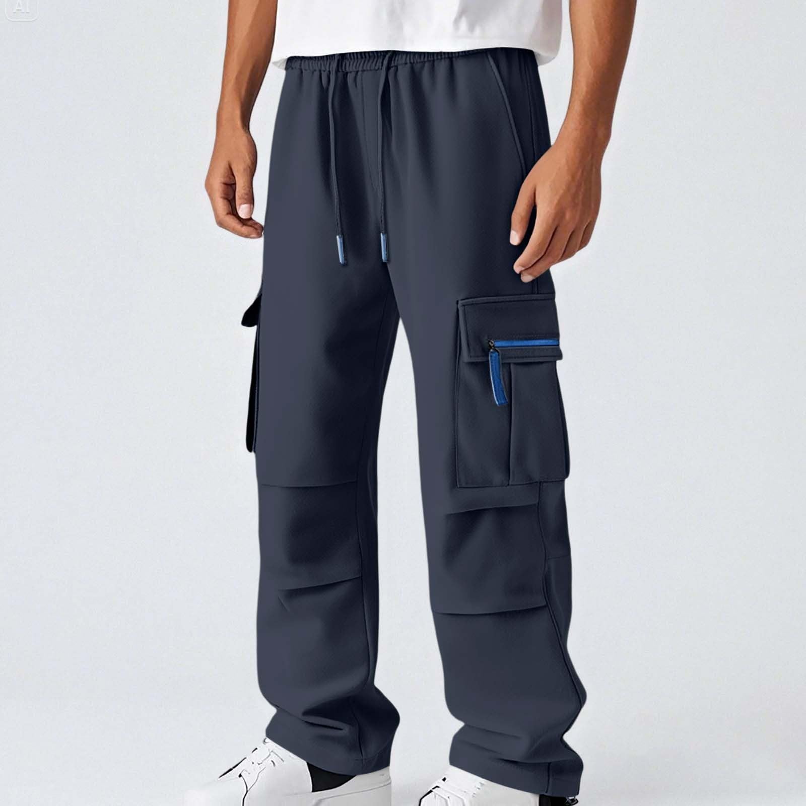Trainingshose Herren Sporthose Lang Sweatpants Relaxed Jogginghose Weich Elastischer Bund Laufhose Atmungsaktiv Pants Loose Fit Locker Freizeithose Entspannte