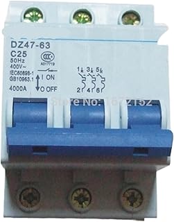 1PCS 3P 25A 400V~ 50HZ/60HZ Circuit Breaker MCB Type C