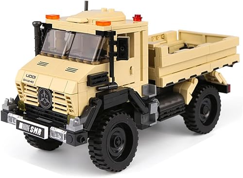 Bloques de construcción de automóviles todoterreno para niños, modelos coleccionables para construir juguetes de ingeniería, juguetes de