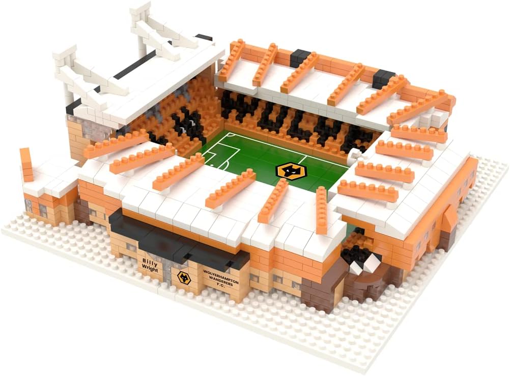  MICRODESIGNS Wolverhampton Wanderers FC Molineux Stadium Building Block Model (1319 pcs) 