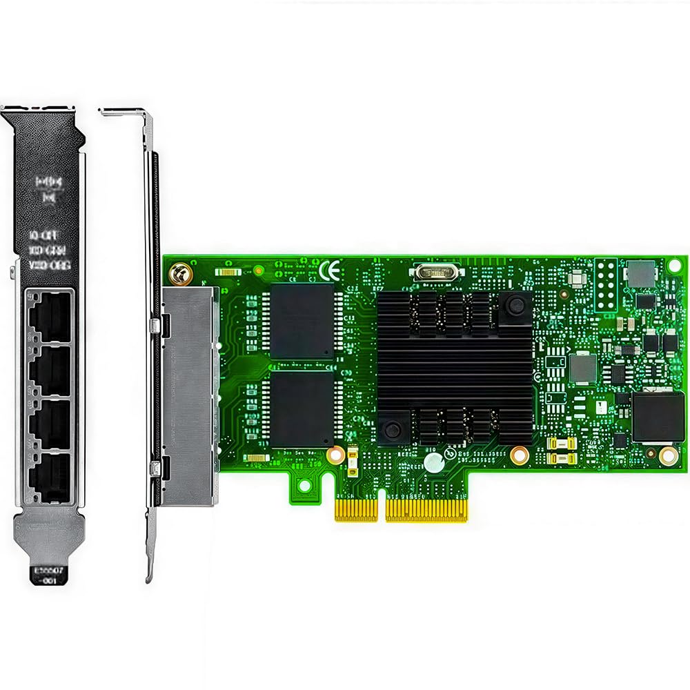 Amazon.com: 1GbE RJ45 Network Card Compatible with I350-T4, 4-Port