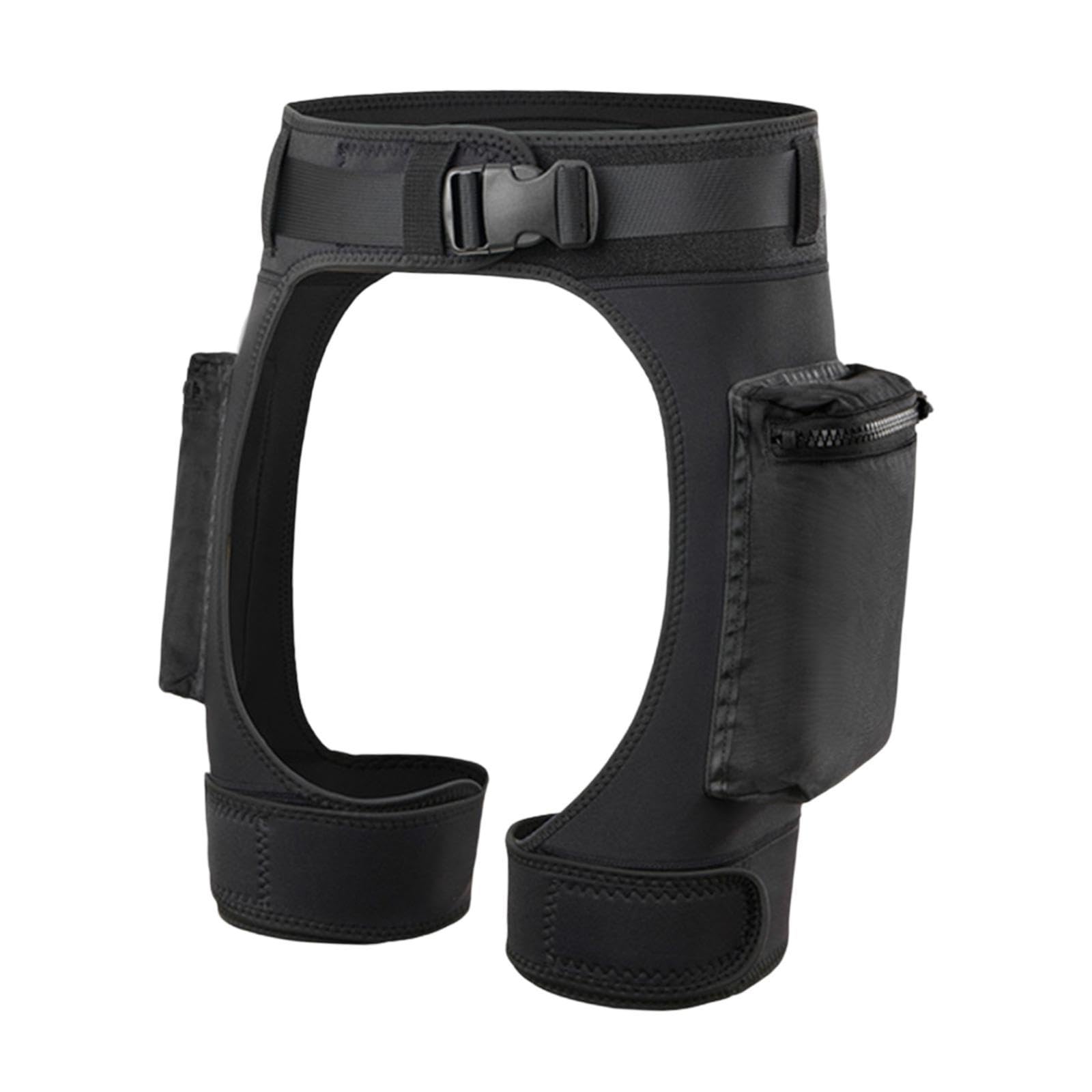 kowaku Wetsuit Shorts Neoprene with Pockets for Men Adjustable Waist Band Wetsuit Pants Diving Shorts for Kayaking Swimming Canoeing