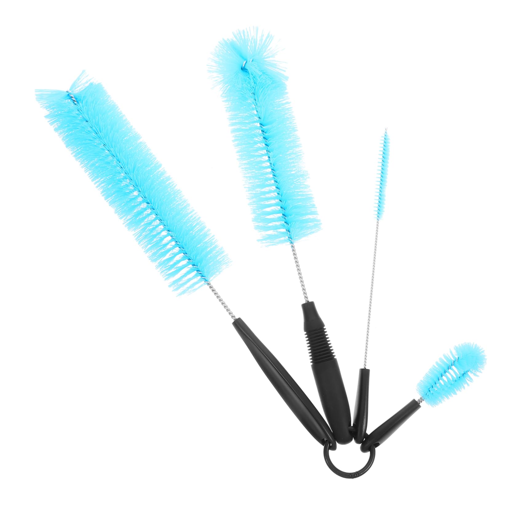 VILLFUL 4pcs Long Handle Brush Waterbottle Cleaning Scrub Brush Water Bottles Water Bottle Brush Bottle Cleaning Brush Mug Cleaning Brush Long Handle Cleaning Brush Cup Brush Nylon Blue