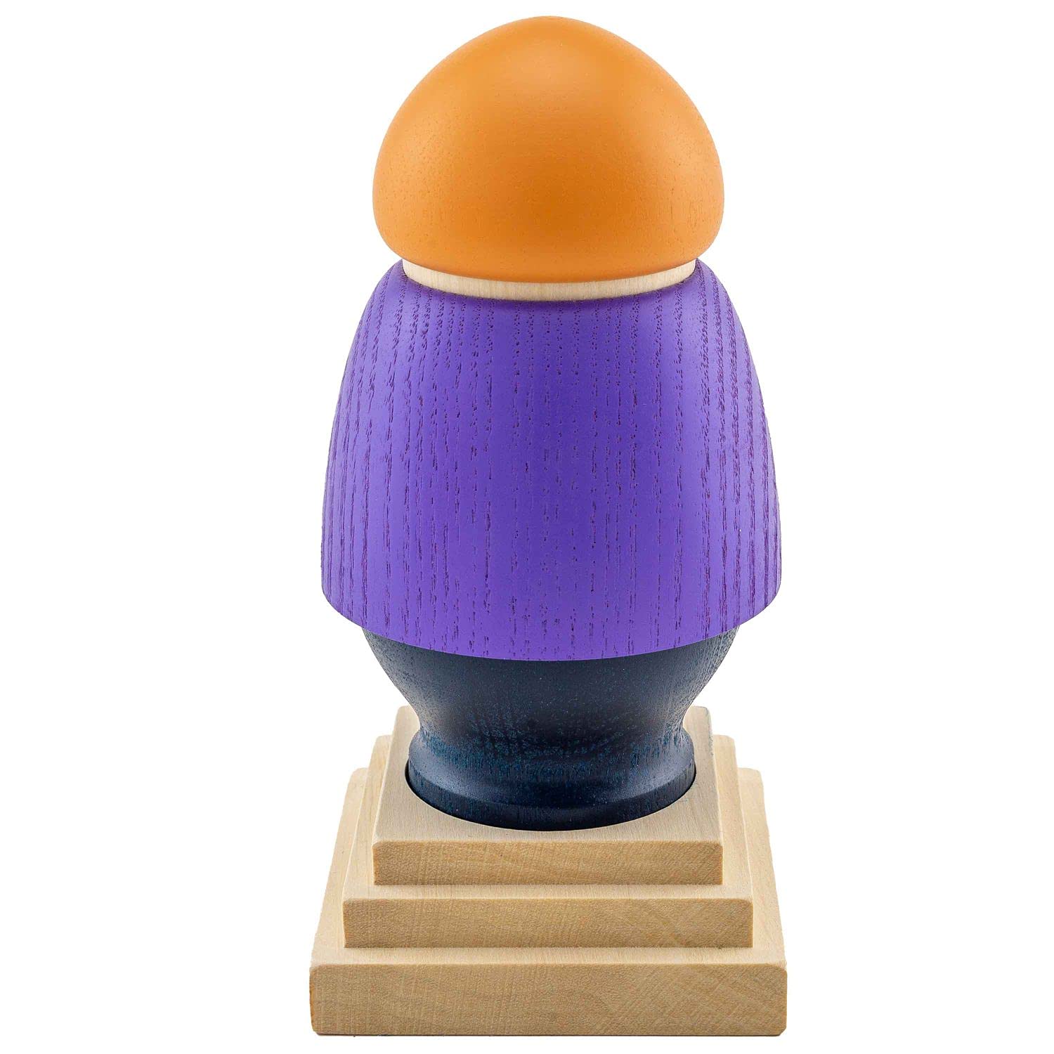 Seiffener Volkskunst, With Purple Blazer, 14 cm - Image 2