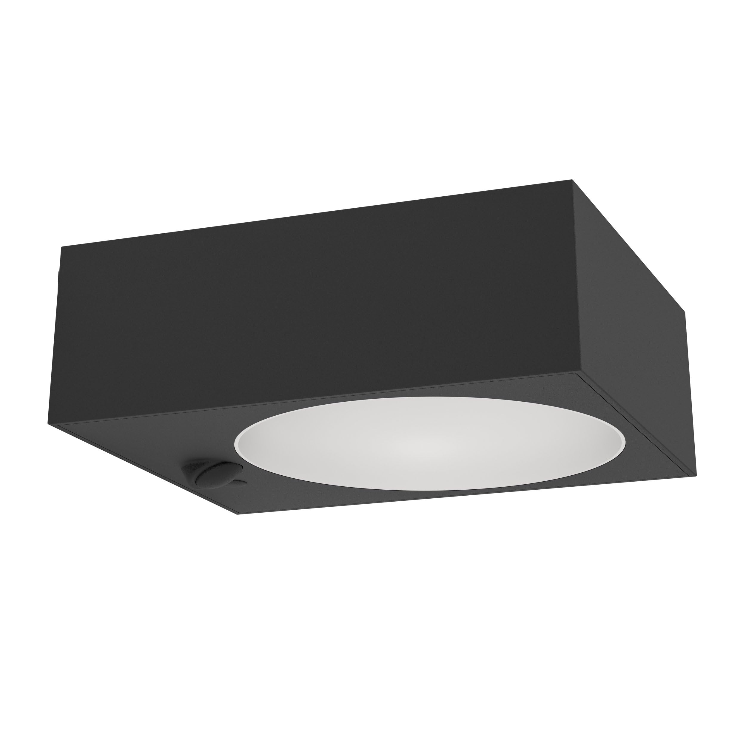 EGLO LED Wandlampe außen Darfano, Outdoor Solarlampe mit Bewegungsmelder | Solar Außenlampe aus Kunststoff in Anthrazit, Außenbeleuchtung neutralweiß, IP54