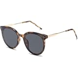 Classic Trendy Round Sunglasses Womens Mens Oversized Large Shades UV400 Vacation Sunnies SJ2068