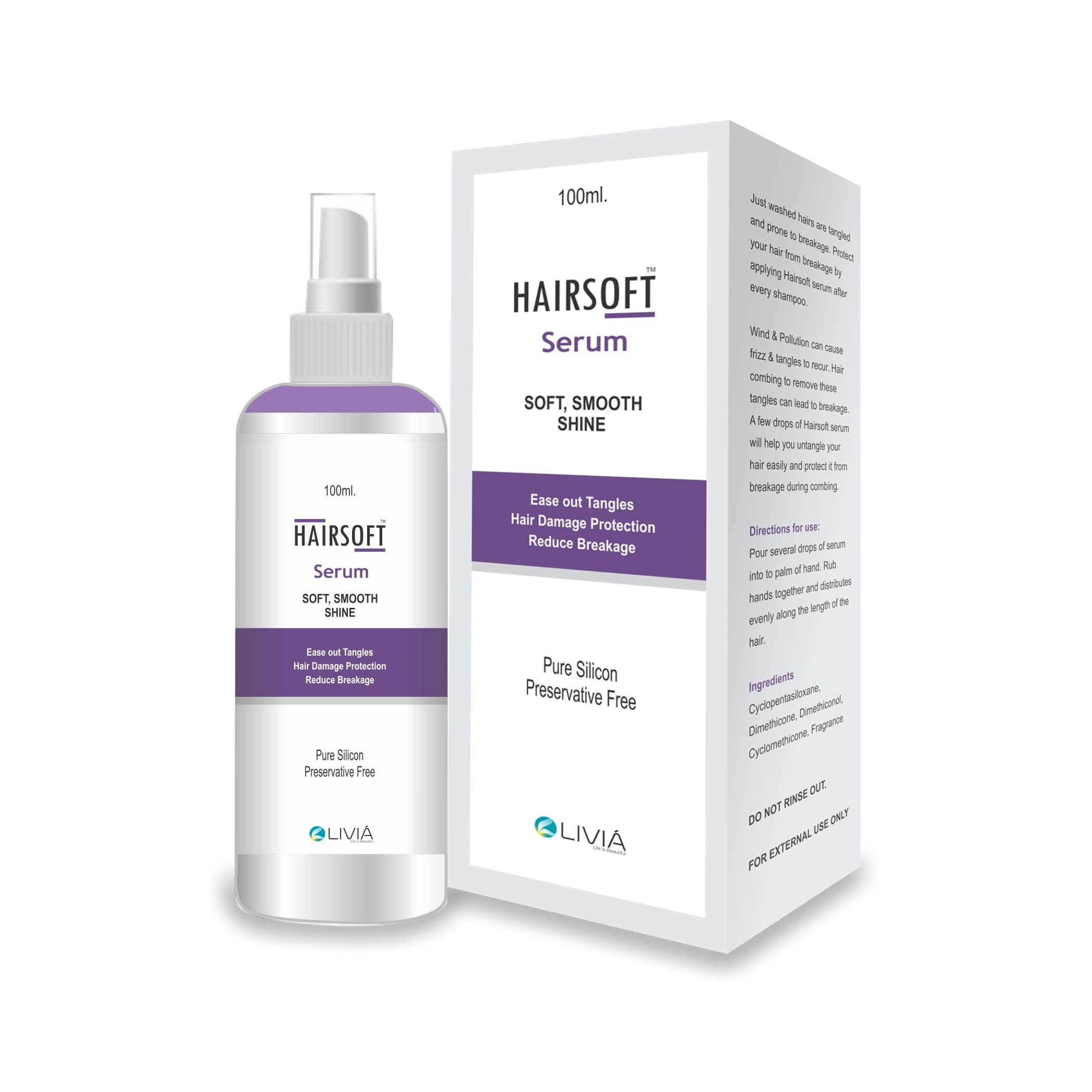 Hairsoft Serum-100 ml by Livia Healthcare-picture-30