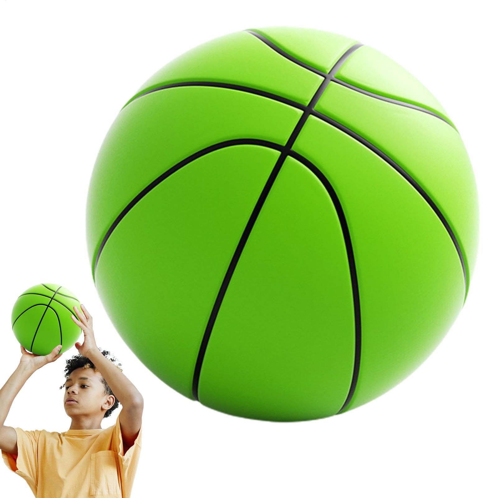 Quiet Basketball Dribbling Indoor Bright High-Density Foam Ball Mute