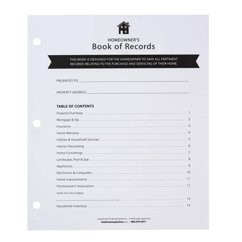 Home Organization Planner I'm A Homeowner, Now What? Guided Logbook - \u0026  Maintenance Tracker Guided Journal For Homeowners, image size:1000x1001