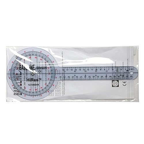 Miniatura 2 de Goniómetro plástico Baseline, Transparente, 1