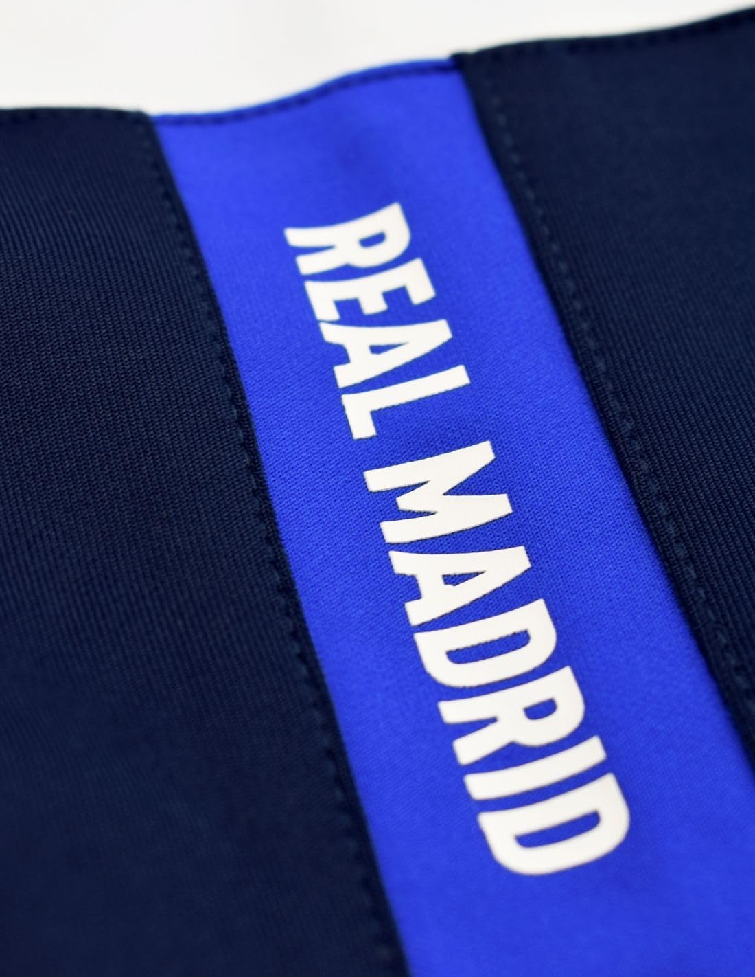 Real Madrid Chándal Dos Piezas Chaqueta Blanca y Azul y pantalón Azul para Adulto Producto Oficial