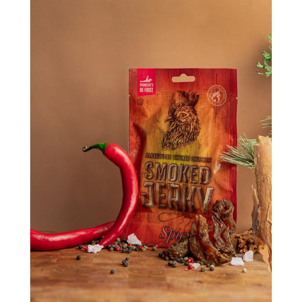 NEW BEER SNACK - Beef, Chicken & Pork Jerky Welcome Set - Protein Snack de Carne Seca - Carne de vacuno, pollo y cerdo - Merienda picante, dulce y salado - 6x2x50 g