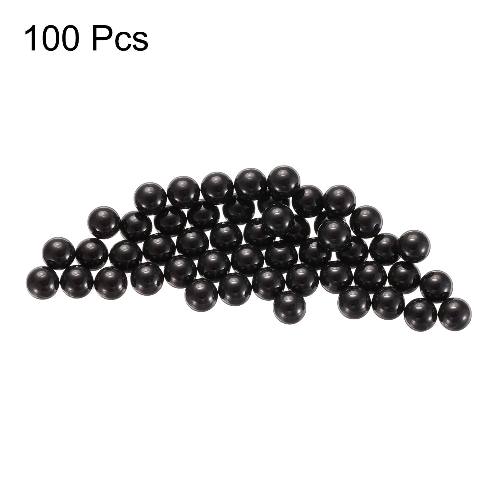 QUARKZMAN 100Pcs Billes en Céramique de 3/16" (4.763mm) en Nitrure de Silicium Si3N4, Billes en Céramique de Précision G5