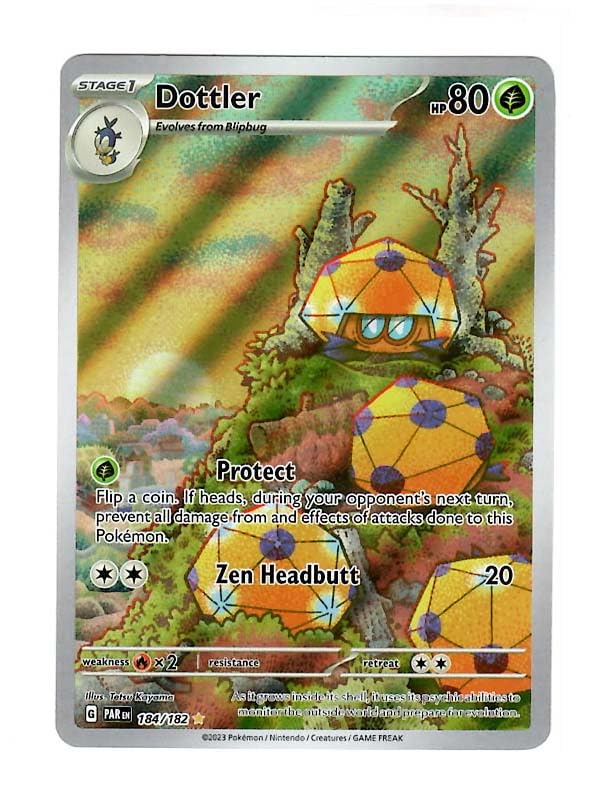 Amazon.com: Pokemon - Dottler 184/182 - Paradox Rift - Illustration Rare