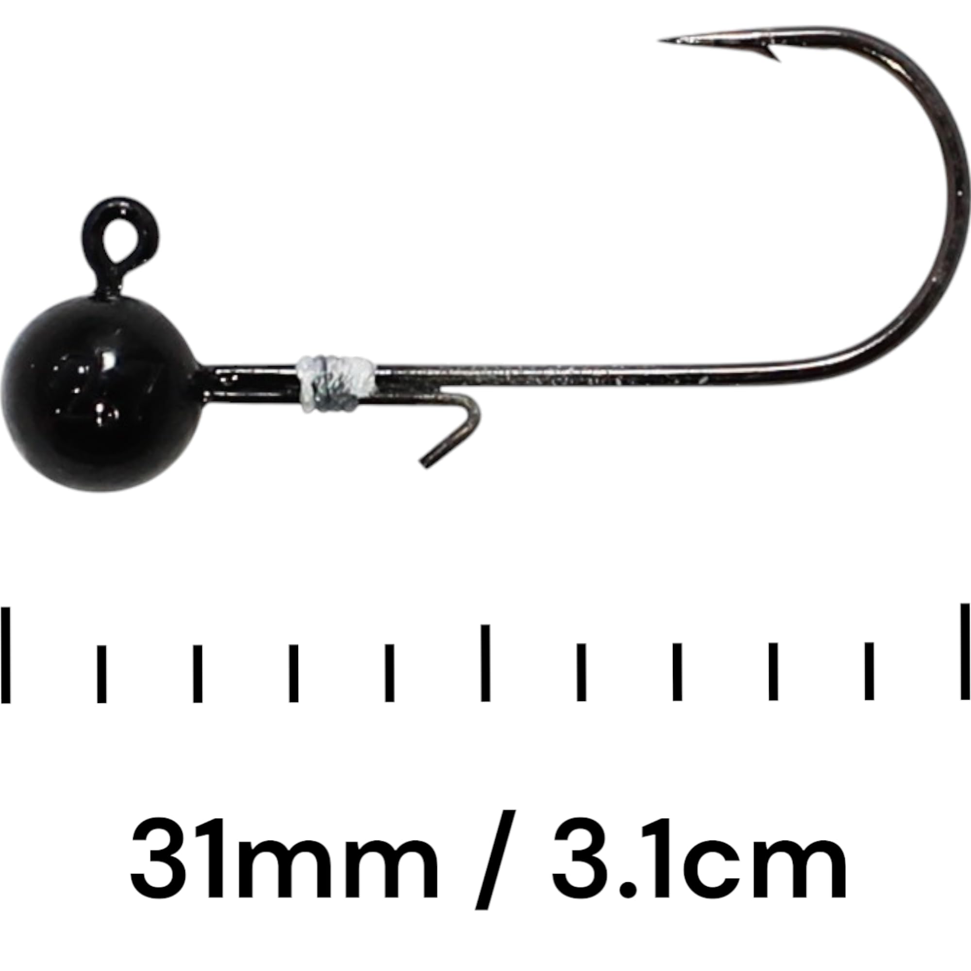 Testine Piombate Tungsteno 2x1,8g - Ami Piombati Offset N2 | Kit Teste Piombate per Esche Artificiali - Jig Head Fishing Set - Pesca Accessori - Piombi da Pesca - Attrezzatura