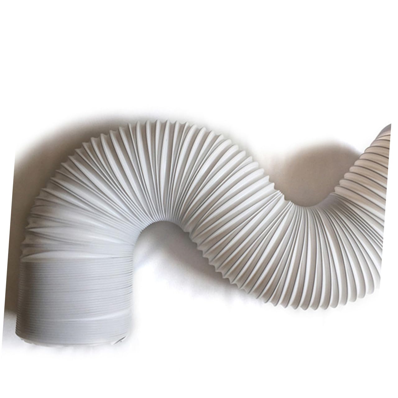 Hemobllo Tubo Flessibile Design Ispessito e Pieghevole per Condizionatore in PE Bianco Prolunga per Condotti di Scarico Aria Condizionata per Cucina Domestica