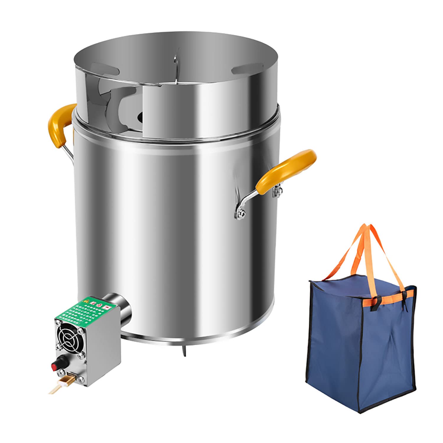 Rocket Stove,Smoke-free Camping Stove,A Portable Wood Burning Camping Stove with an Adjustable Air Blower,Biomass Stoves for Picnic,Camping,Survival,Cooker, S