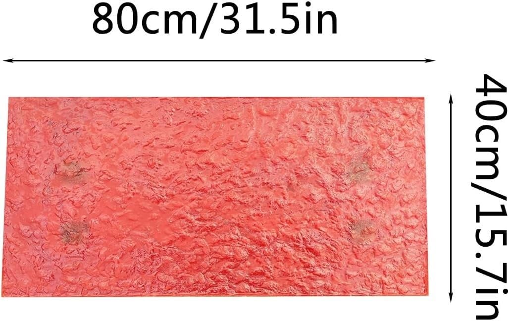 Almohadilla de Textura de hormigón con Textura de baldosas de Piedra Natural Rectangular, Molde de Suelo de Camino de jardín con Relieve de hormigón de Caucho de Calidad Profesional