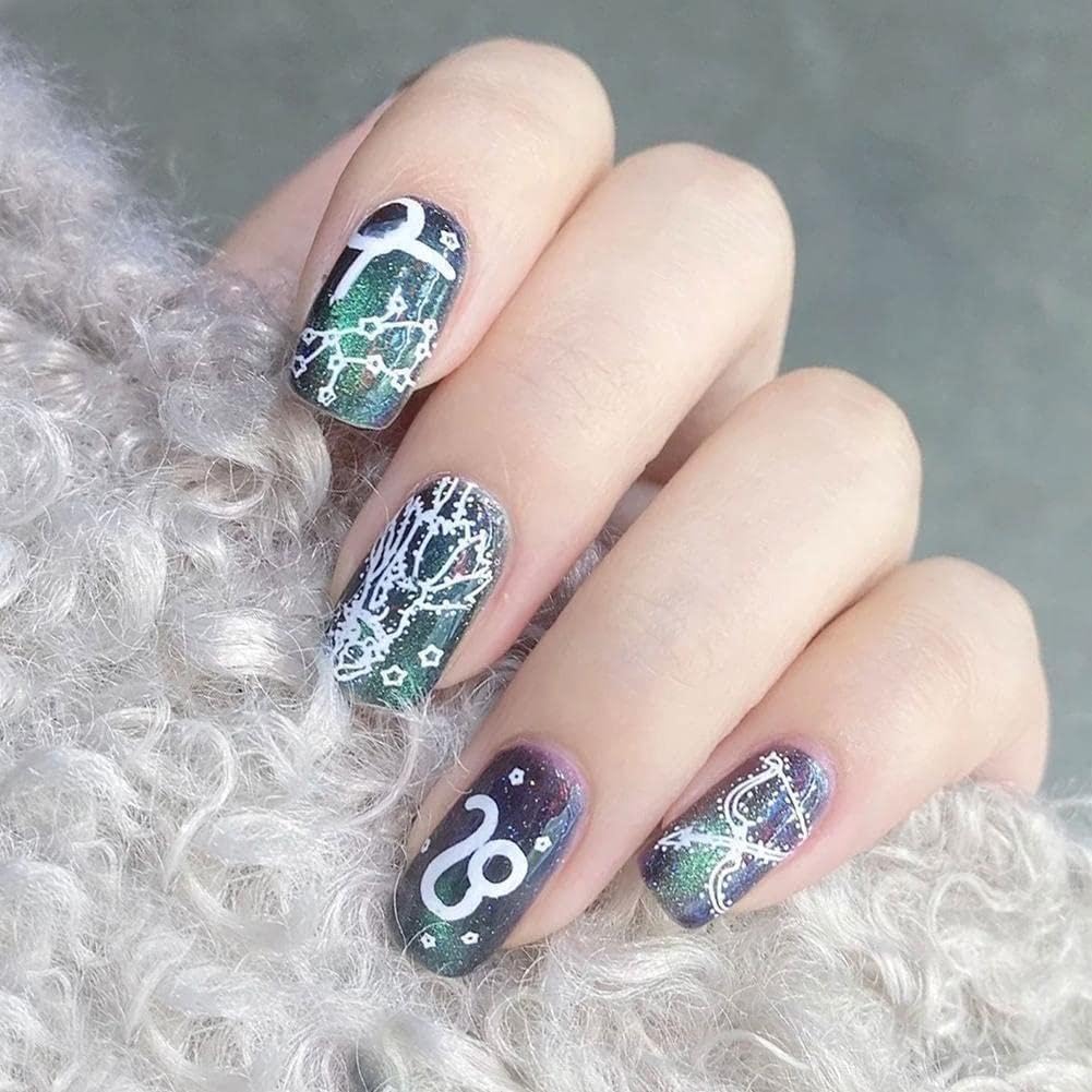 Sello de silicona transparente en gel para puntas de uñas francesas, doble cabeza, herramientas de estampación, manicura
