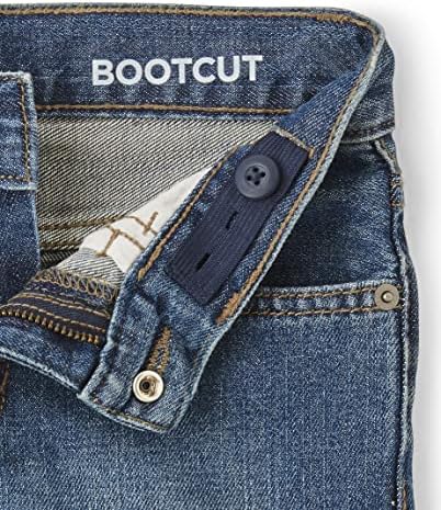 The Children's Place Boys Basic Bootcut Jeans,Med Indigo Single,6 - 2