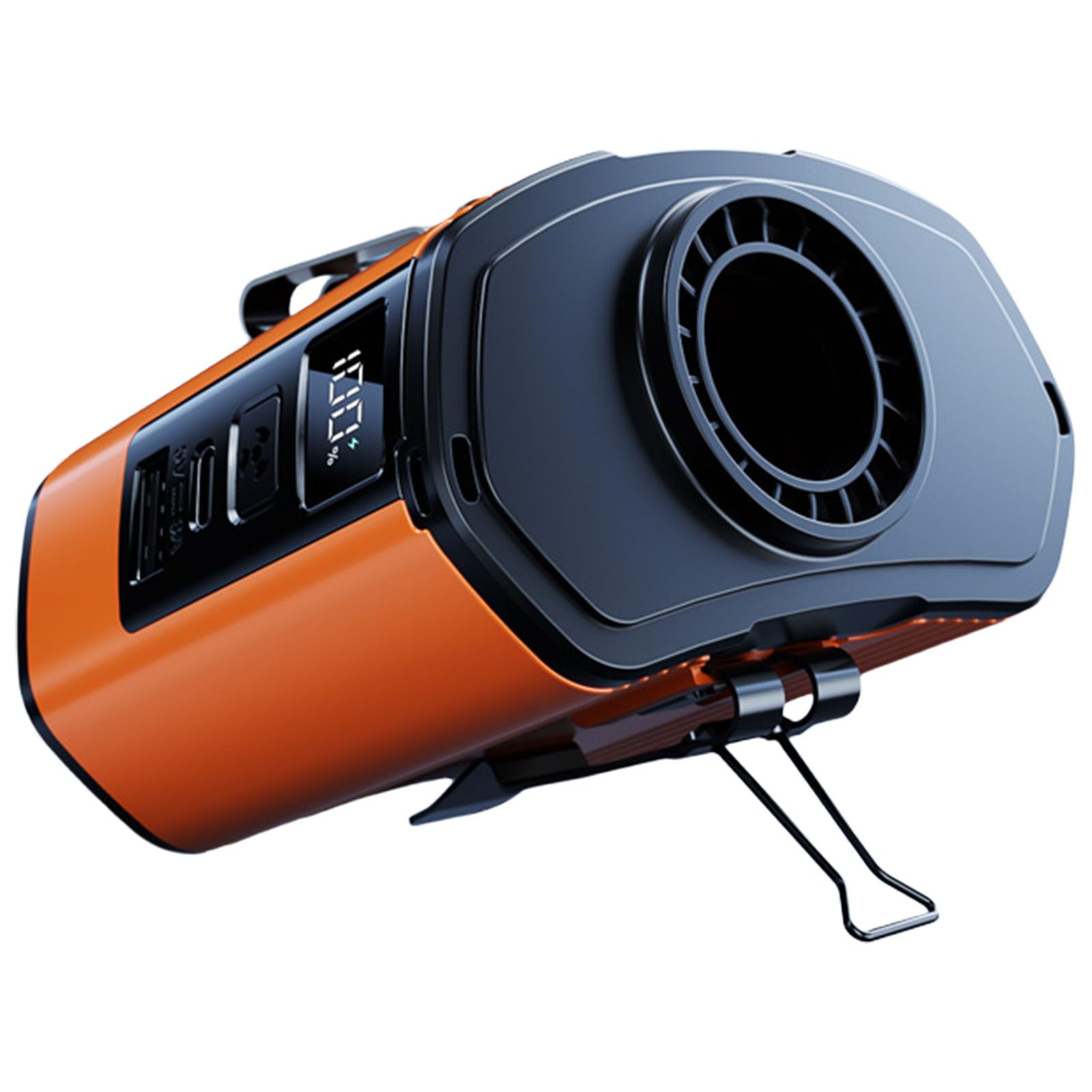 Ventilador de cinturón recargable portátil con mini clip de cintura y gran autonomía