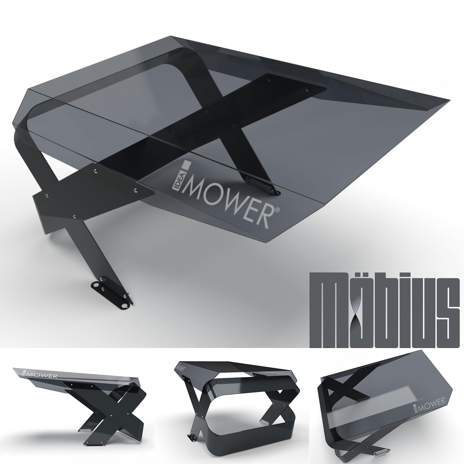 Garaje para robot cortacésped Mobius compatible con Mammotion Yuka, cubierta contra la intemperie de policarbonato