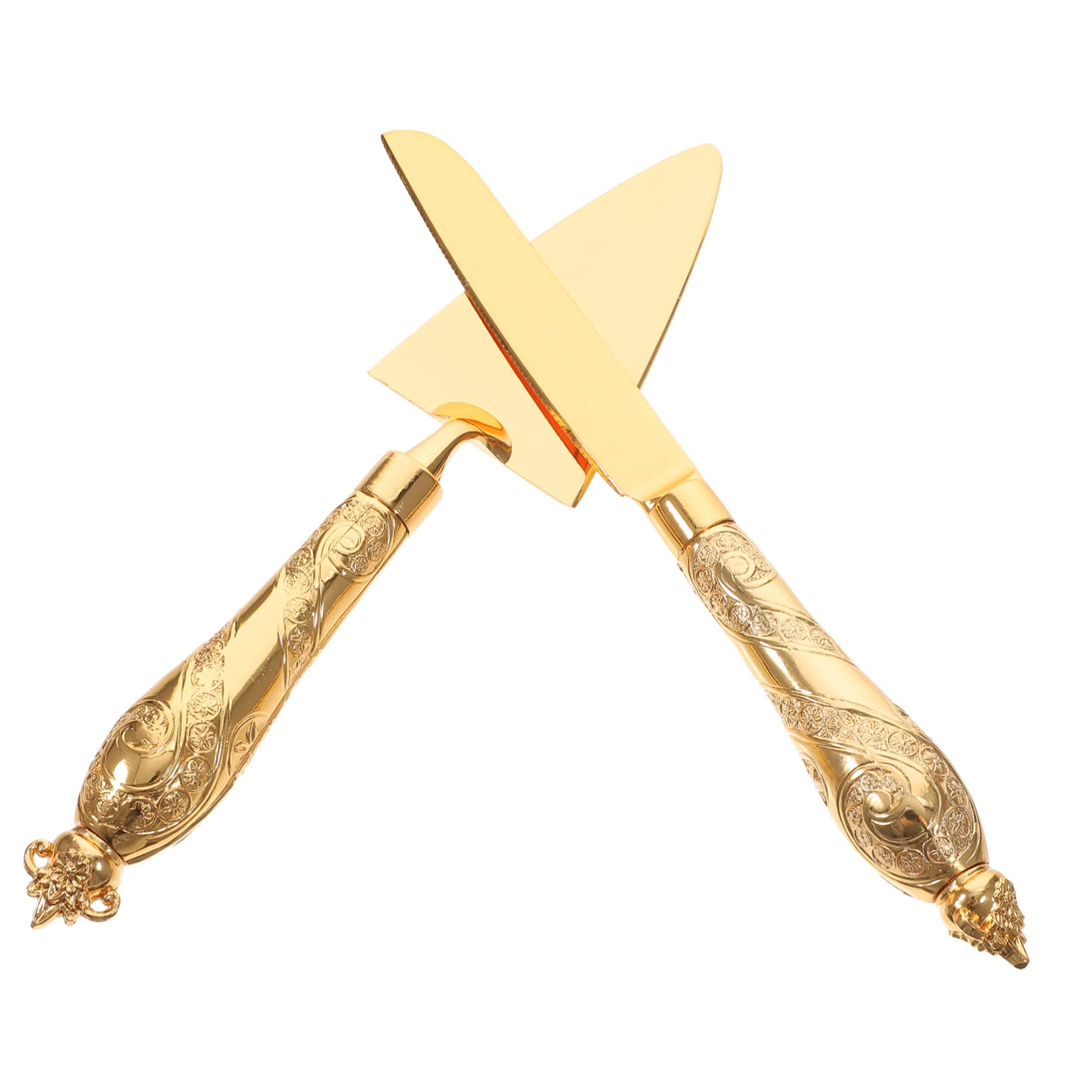 SOLUSTRE 1Set Mousse Cake Spatula Cutter Set Cake Server Set with Sturdy Handle Design for Home Baking Weddings Parties Restaurants