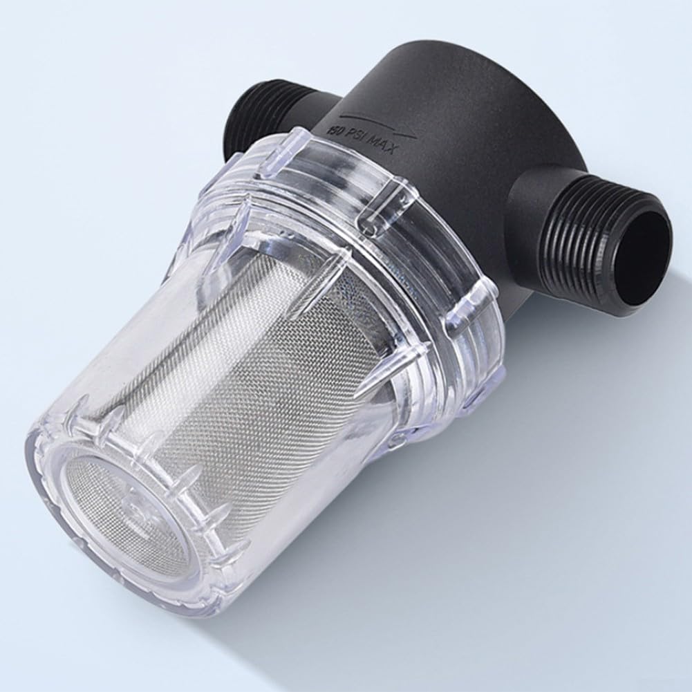 Filtro Pompa Acqua 3/4 Pollice 200 Mesh - Filtro A Rete Acciaio Inox Per Irrigazione E Tubazioni - Foto 4