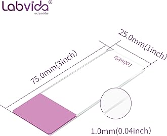 144pcs, Purple Color Frosted Slides