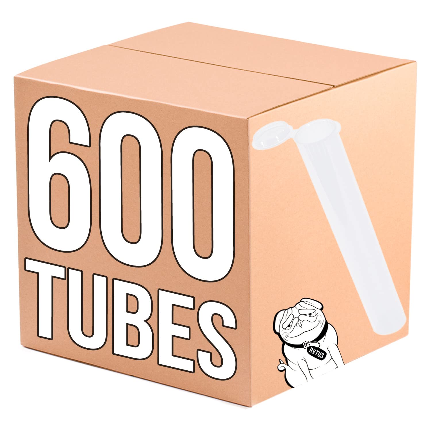 Tubes RVTUS 600 Tubes 109 MM, King Size, Squeeze Top